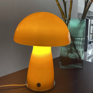 Lampe champignon orange