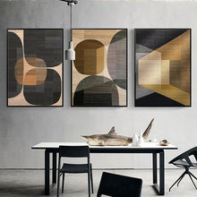 Chargement de l&#39;image dans la visionneuse de la galerie, Tableau minimaliste formes géométriques
