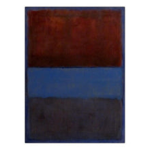 Chargement de l&#39;image dans la visionneuse de la galerie, Tableau abstrait coloré style minimaliste bleu
