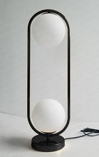 Chargement de l&#39;image dans la visionneuse de la galerie, Lampe boule à poser couleur noire
