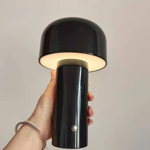 Lampe champignon USB noire détail
