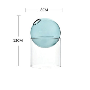 Vase boule verre design