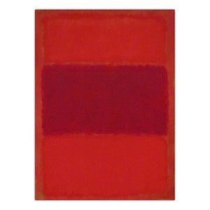 Tableau abstrait rouge