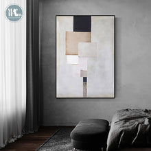 Chargement de l&#39;image dans la visionneuse de la galerie, Tableau abstrait avec des carrés
