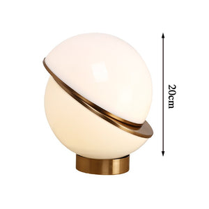 Dimensions de la lampe sphère minimaliste