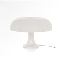 Chargement de l&#39;image dans la visionneuse de la galerie, Lampe champignon à poser blanche
