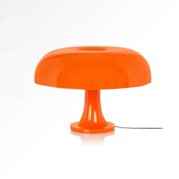 Lampe champignon à poser orange
