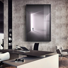 Chargement de l&#39;image dans la visionneuse de la galerie, Tableau abstrait lumière style minimaliste
