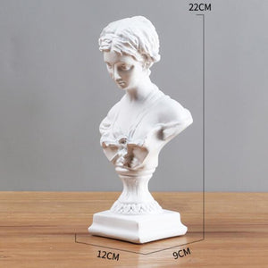Statuette buste femme