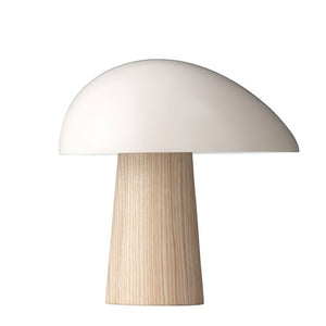 Lampe champignon bois
