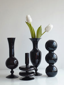 Vase soliflore noir
