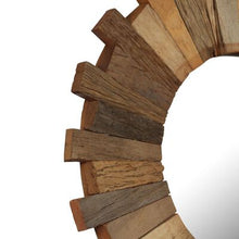 Chargement de l&#39;image dans la visionneuse de la galerie, Miroir rond bois design
