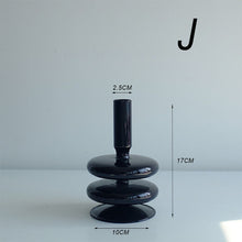 Chargement de l&#39;image dans la visionneuse de la galerie, Vase soliflore noir
