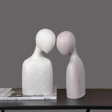 Chargement de l&#39;image dans la visionneuse de la galerie, Statuette minimaliste couple
