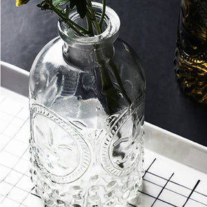 Vase en verre rétro