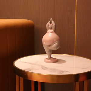 Statuette femme ronde danseuse