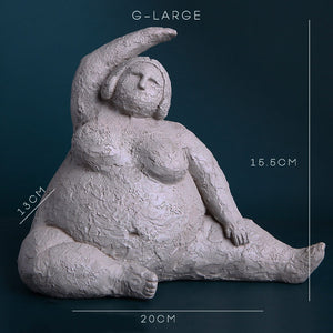 Statuette femme ronde