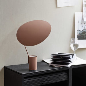 Lampe minimaliste super design rose poudré
